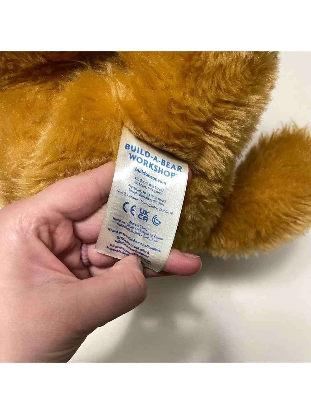 Build A Bear Workshop Read Teddy Bear Plus Toy Stuffed Animal